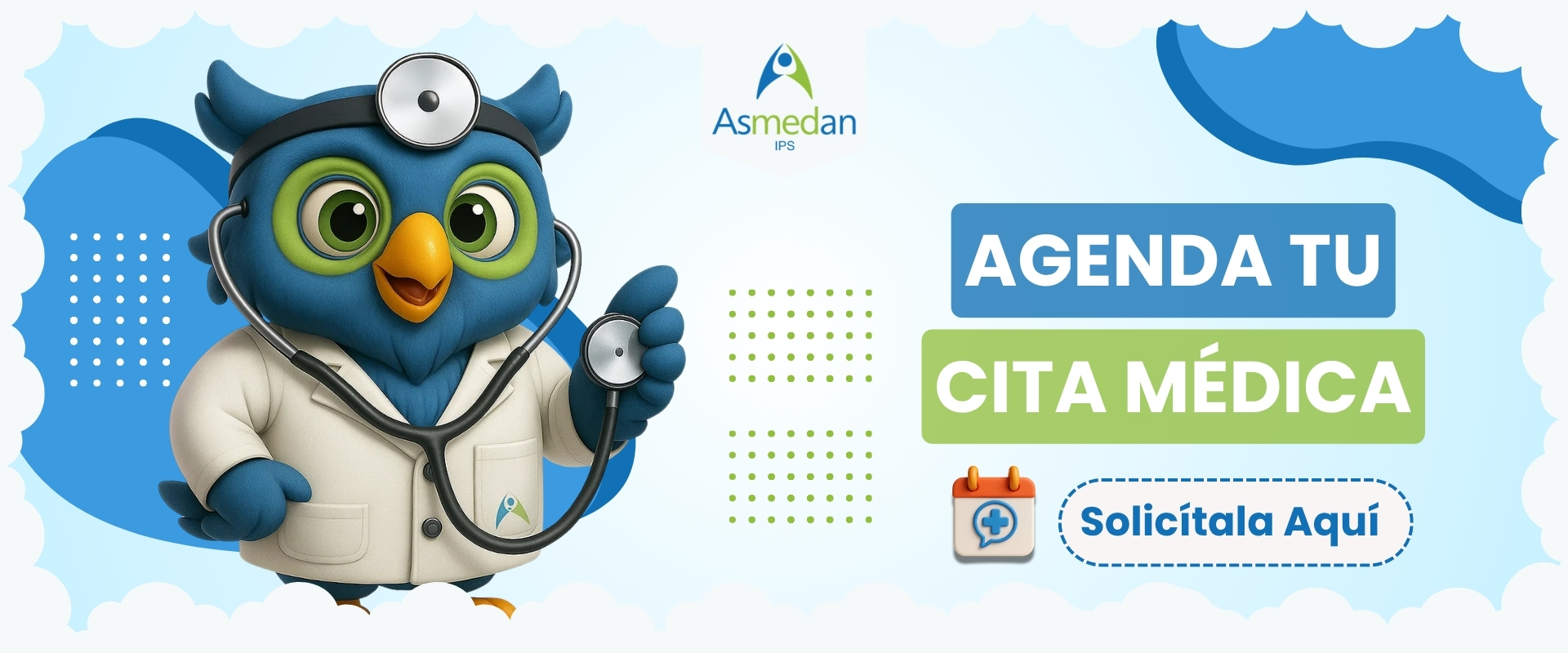 Agenda citas médicas de medicina general en ASMEDAN IPS en Bogotá