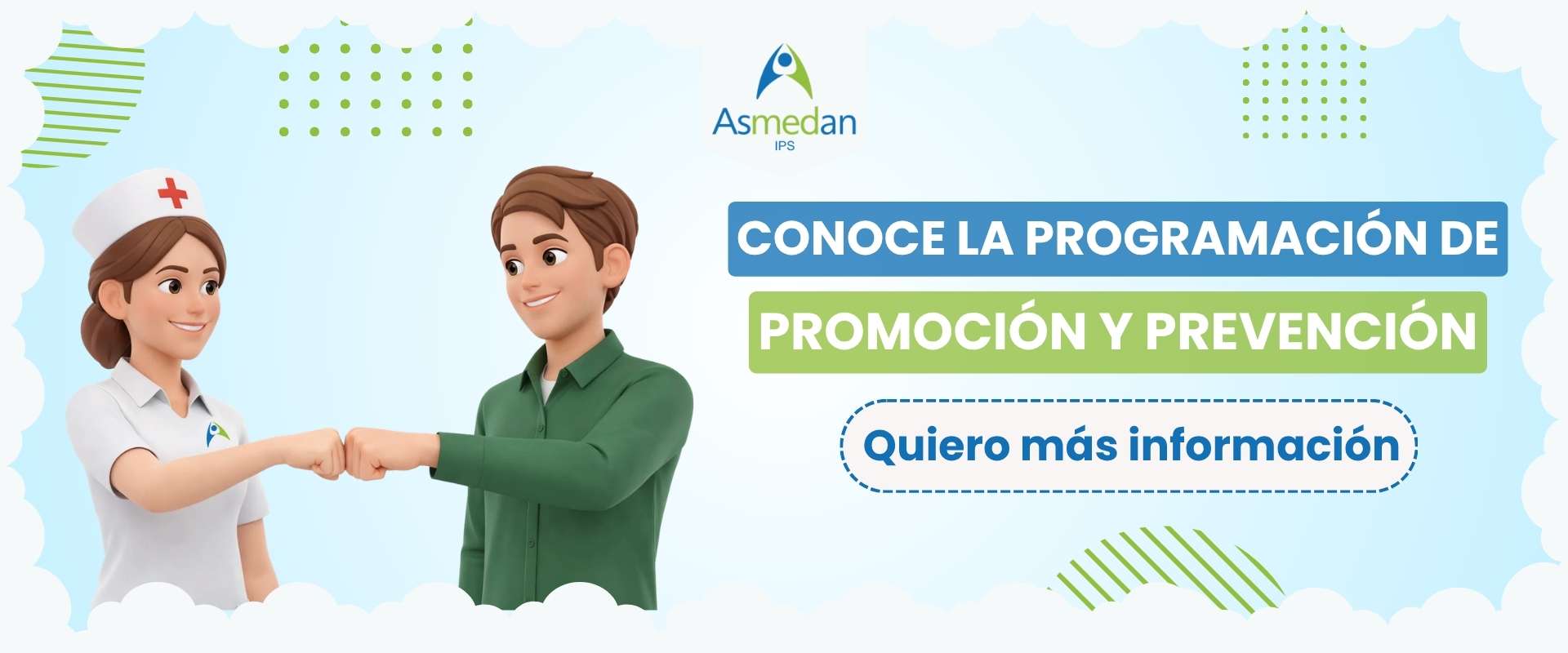 Consulta la programación de promoción y prevención en ASMEDAN IPS en Bogotá